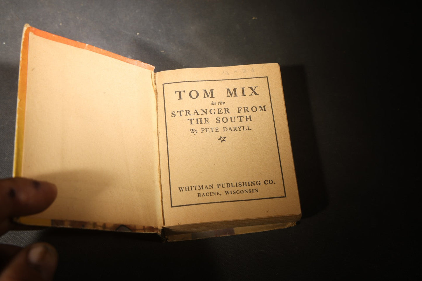 Grouping of Four Antique Big Little Books Including "Billy the Kid," "Tailspin Tommy," "Tom Mix," And "The Arizona Kid," Published by Whitman Publishing Co., Racine, Wisconsin