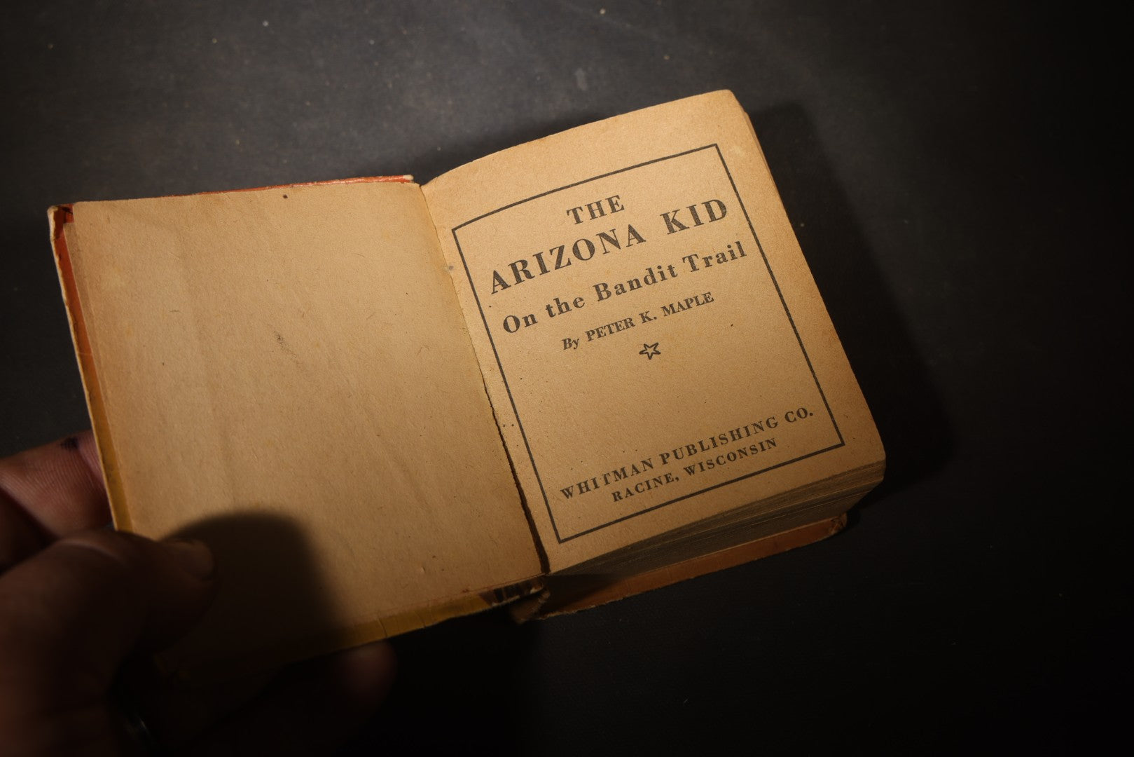 Grouping of Four Antique Big Little Books Including "Billy the Kid," "Tailspin Tommy," "Tom Mix," And "The Arizona Kid," Published by Whitman Publishing Co., Racine, Wisconsin
