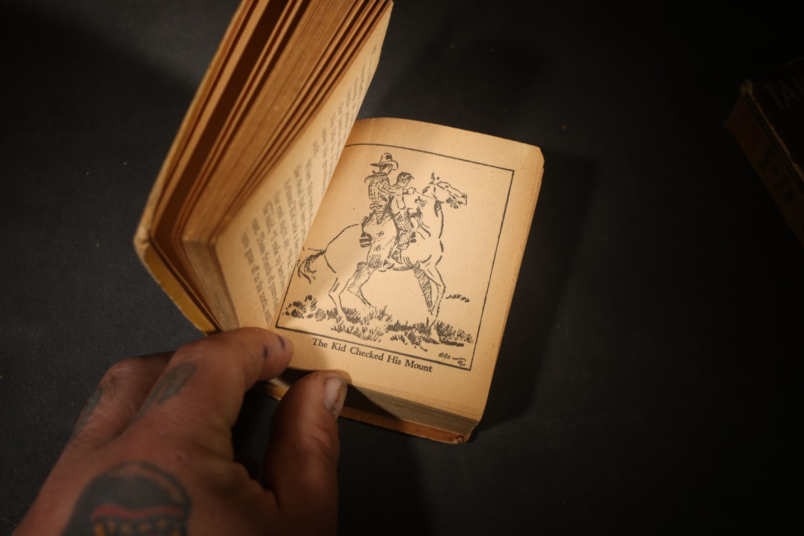 Grouping of Four Antique Big Little Books Including "Billy the Kid," "Tailspin Tommy," "Tom Mix," And "The Arizona Kid," Published by Whitman Publishing Co., Racine, Wisconsin