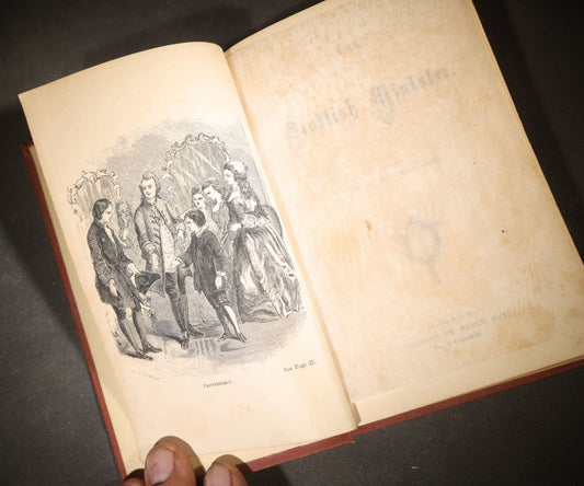 "The Scottish Minister" Antique Religious Book from the Religious Tract Society, London, Published by Henry Hoyt, Boston, Massachusetts