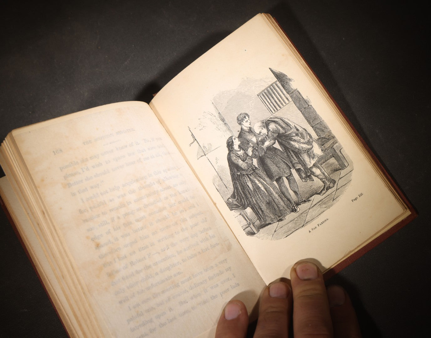 "The Scottish Minister" Antique Religious Book from the Religious Tract Society, London, Published by Henry Hoyt, Boston, Massachusetts