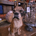 Lot 011 - Resin Boxer Dog Sculpture