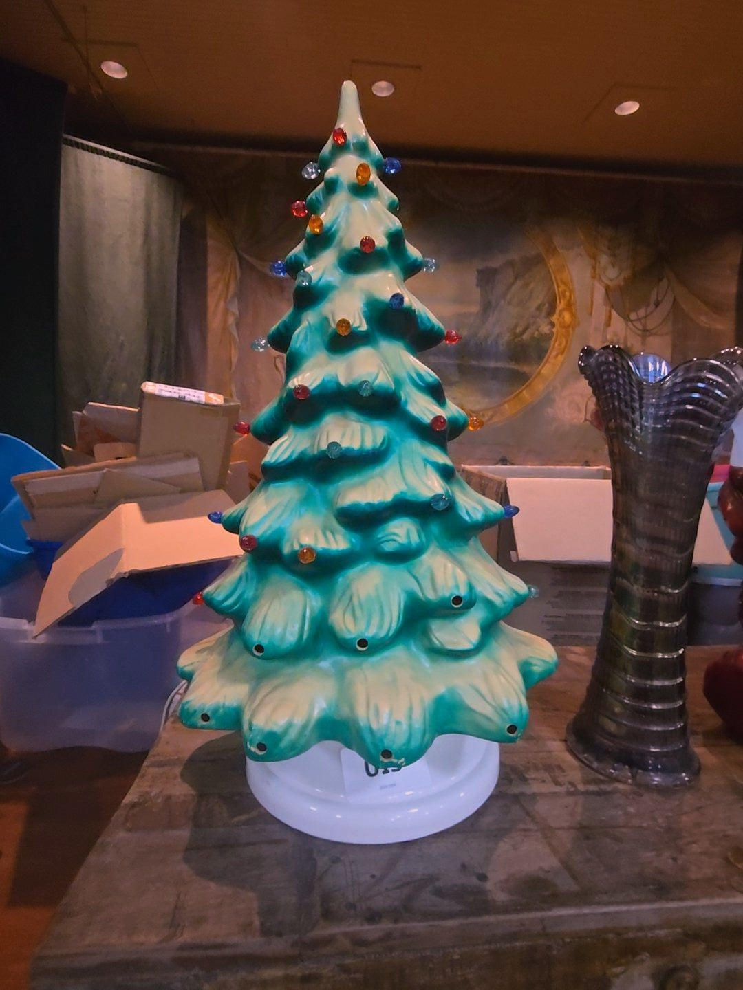 blow mold Christmas tree