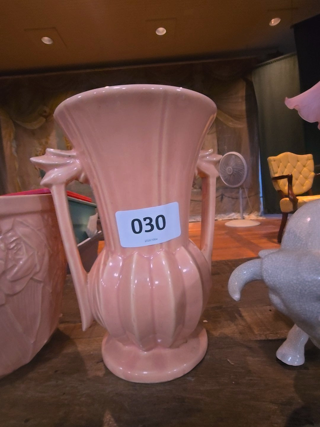 McCoy pink vase
