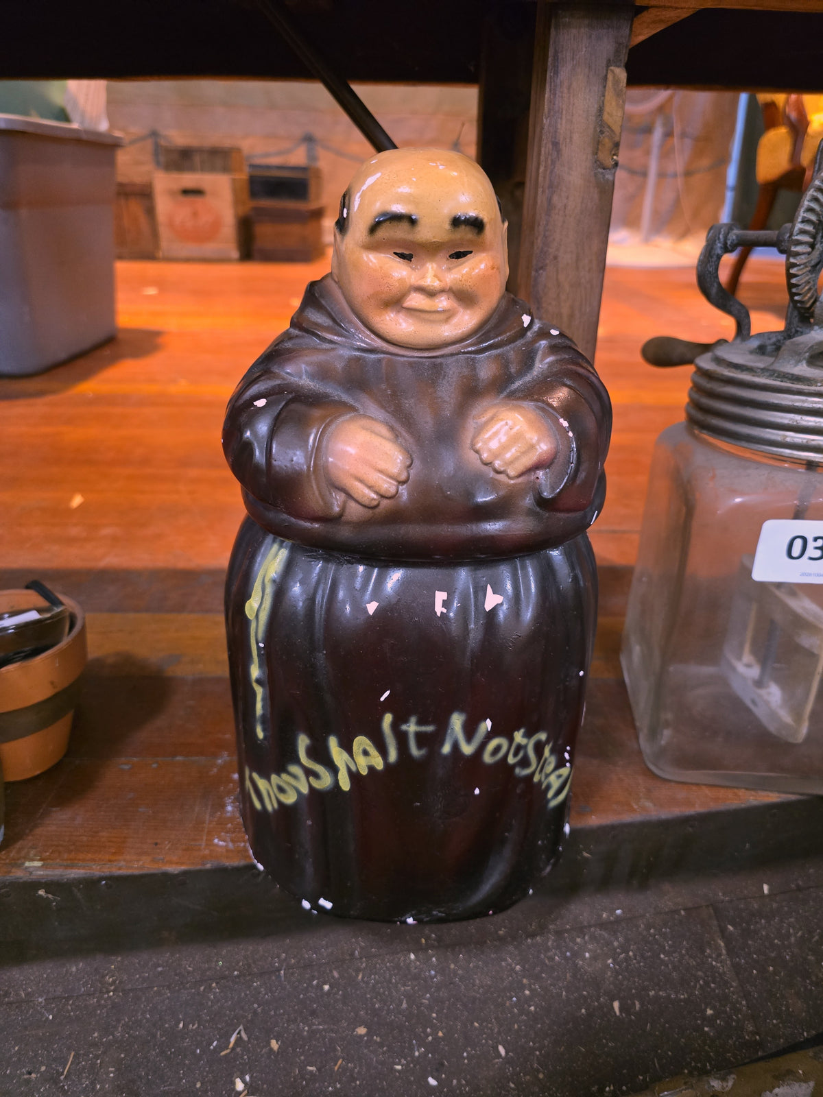 Friar chalkware bank