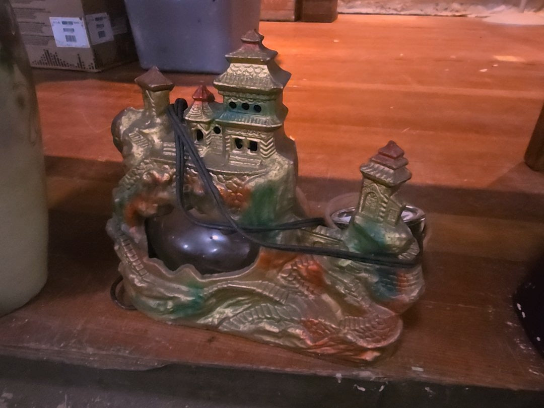 metal painted Fishbowl stand