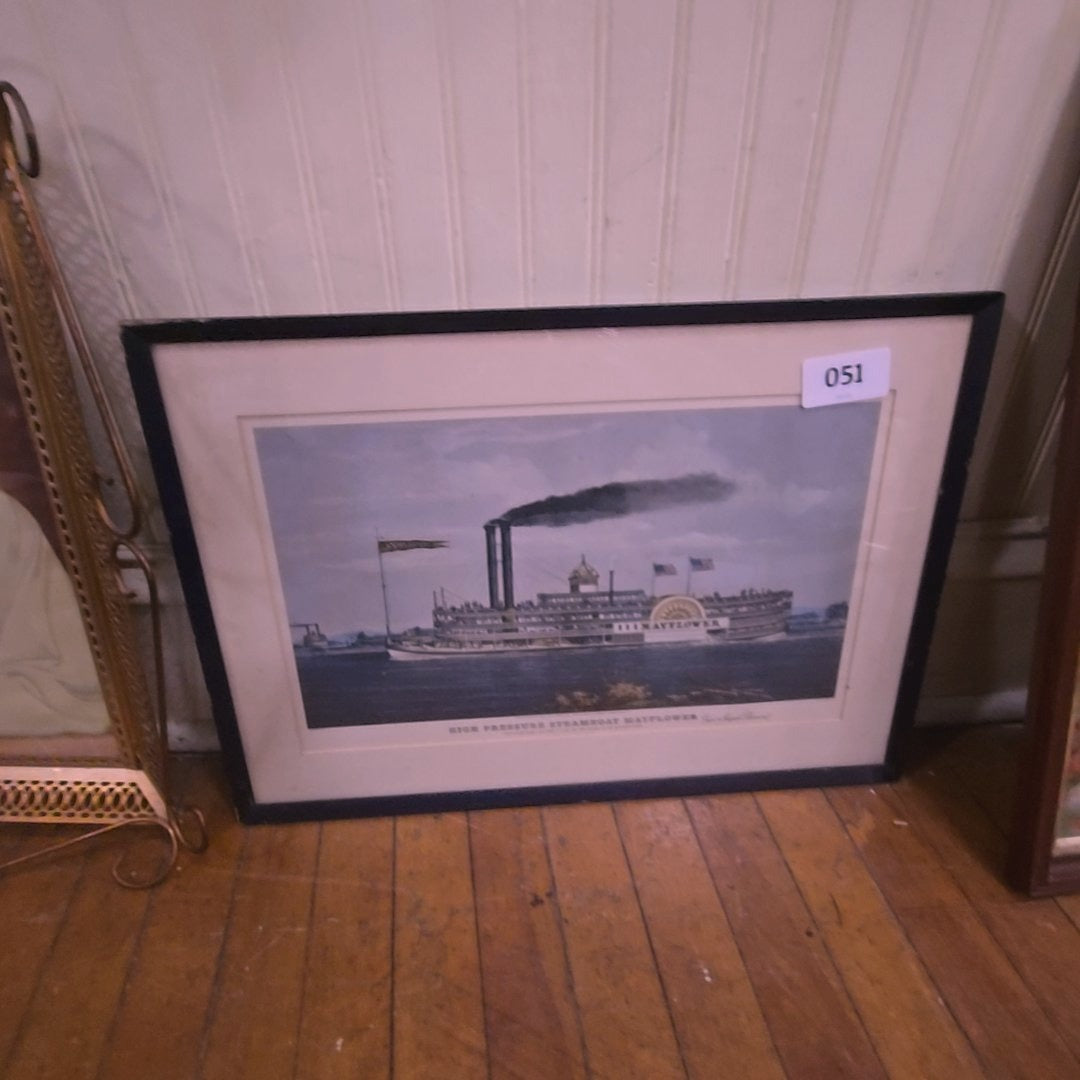 reproduction Steamboat print
