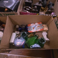Lot 058 - Box Lot of Smalls Including Art Glass and Ceramics