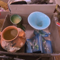 Lot 062 - Box Lot with Roseville Pottery