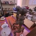 Lot 103 - Pair of Antique Cahill Cast Iron Andirons
