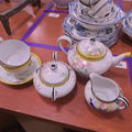 Lot 107 - Hand-Painted Tea Set