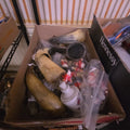 Lot 112 - Box Lot with Animal Horns and Other Smalls