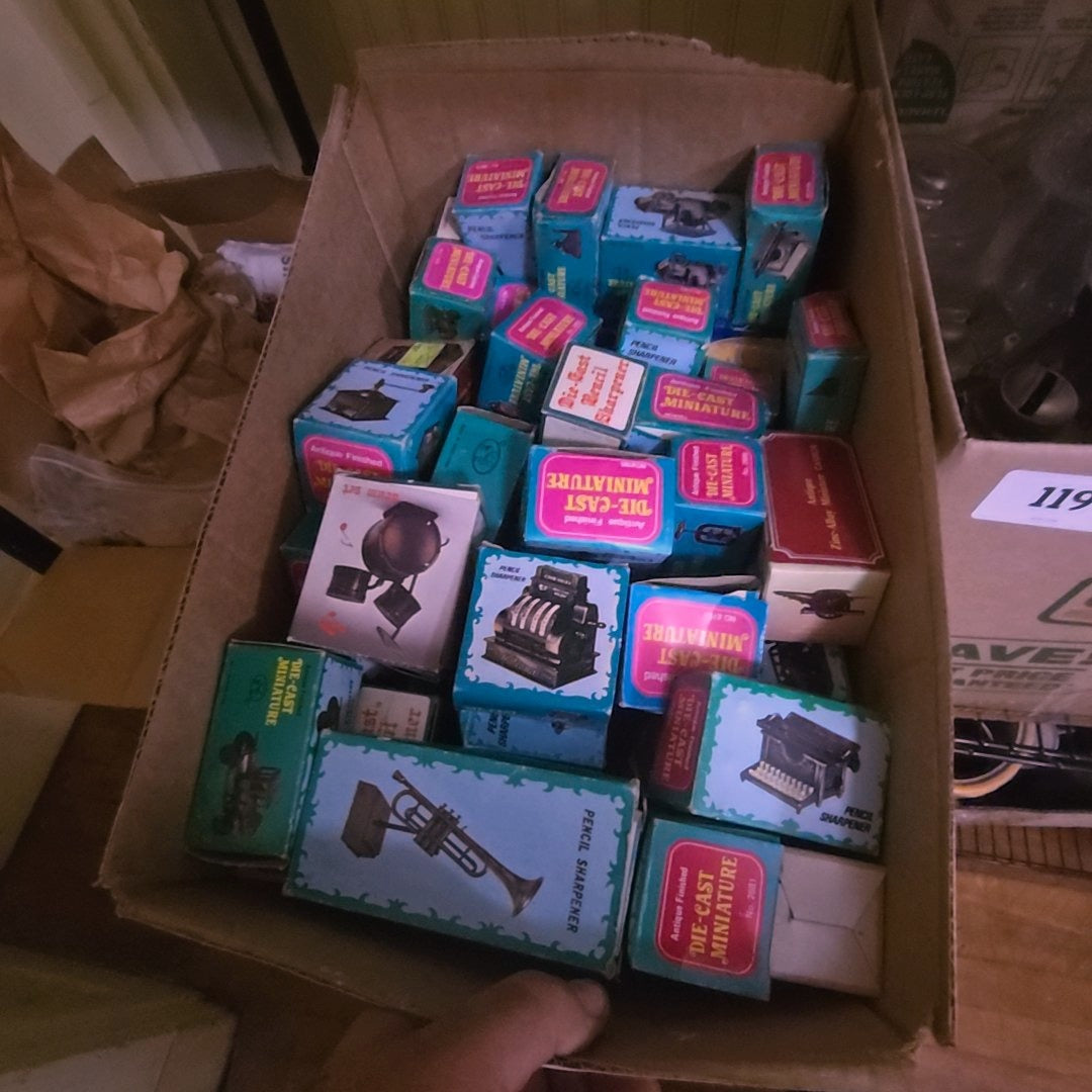 Box lot of diecast metal