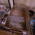 Lot 122 - Box Lot of Clear and Colored Glass