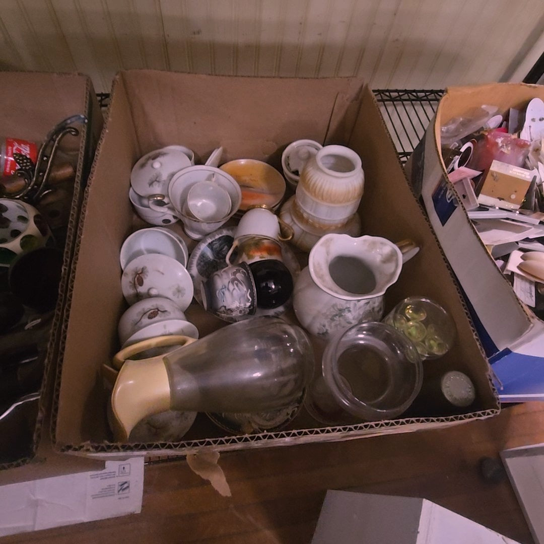 box lot of China and porcelain