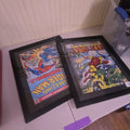 Lot 136 - Pair of Modern Marvel Collectible Prints Including Iron Man and Spider-Man