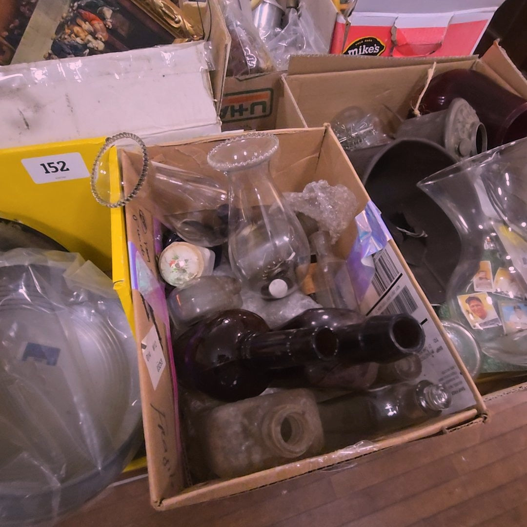 box lot of bottles