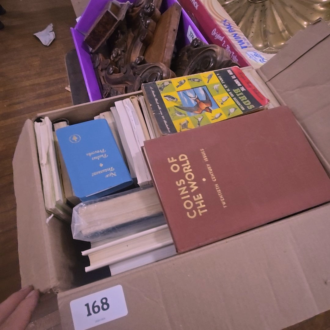 box lot of books