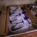 Lot 210 - Box Lot of Cobalt Blue and Clear Glass Stemware