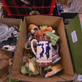 Lot 262 - Box Lots of Birds and Steins