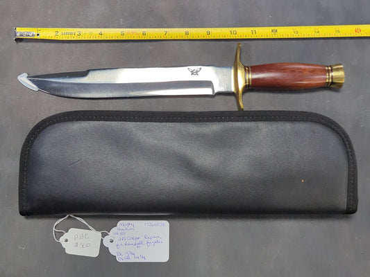 J.N. Cooper Replica of a Randall #1 Fighter Knife with Zippered Case