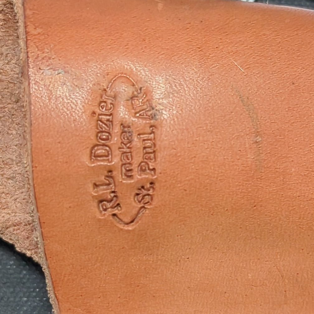 Bob Dozier CTS-40CP Fixed Blade Knife with Leather Sheath