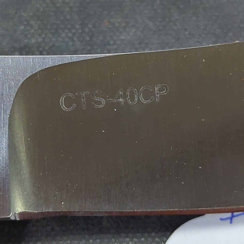 Bob Dozier CTS-40CP Fixed Blade Knife with Leather Sheath