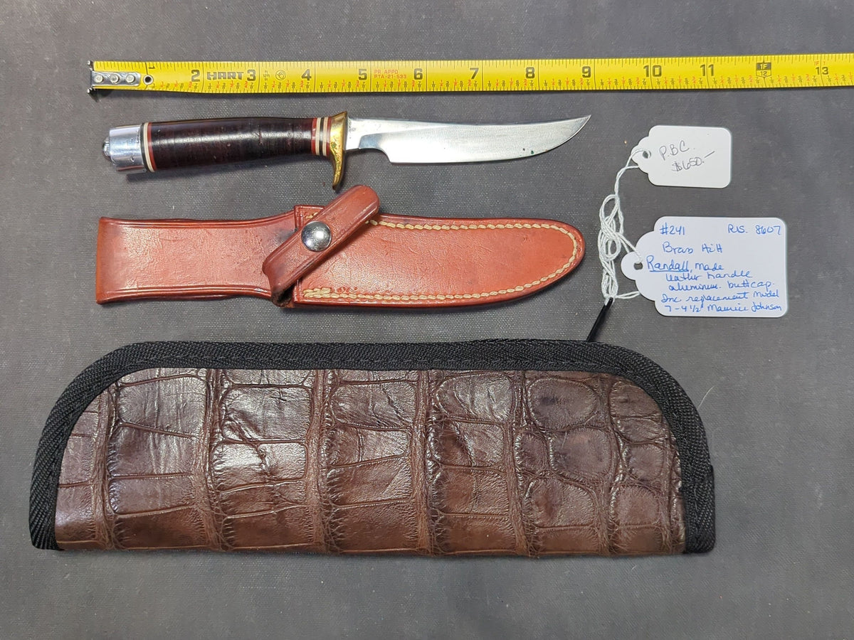 Randall Made Model 7 Knife with Leather Sheath and Case