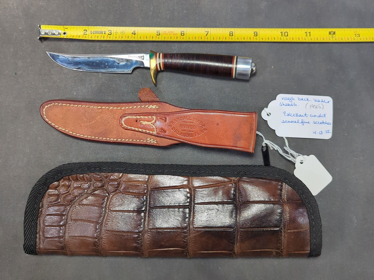 Randall Made Model 7 Knife with Leather Sheath and Case