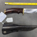 Lot 020 - Clay Gault Knife with Leather Belt Sheath, Mid-1970s