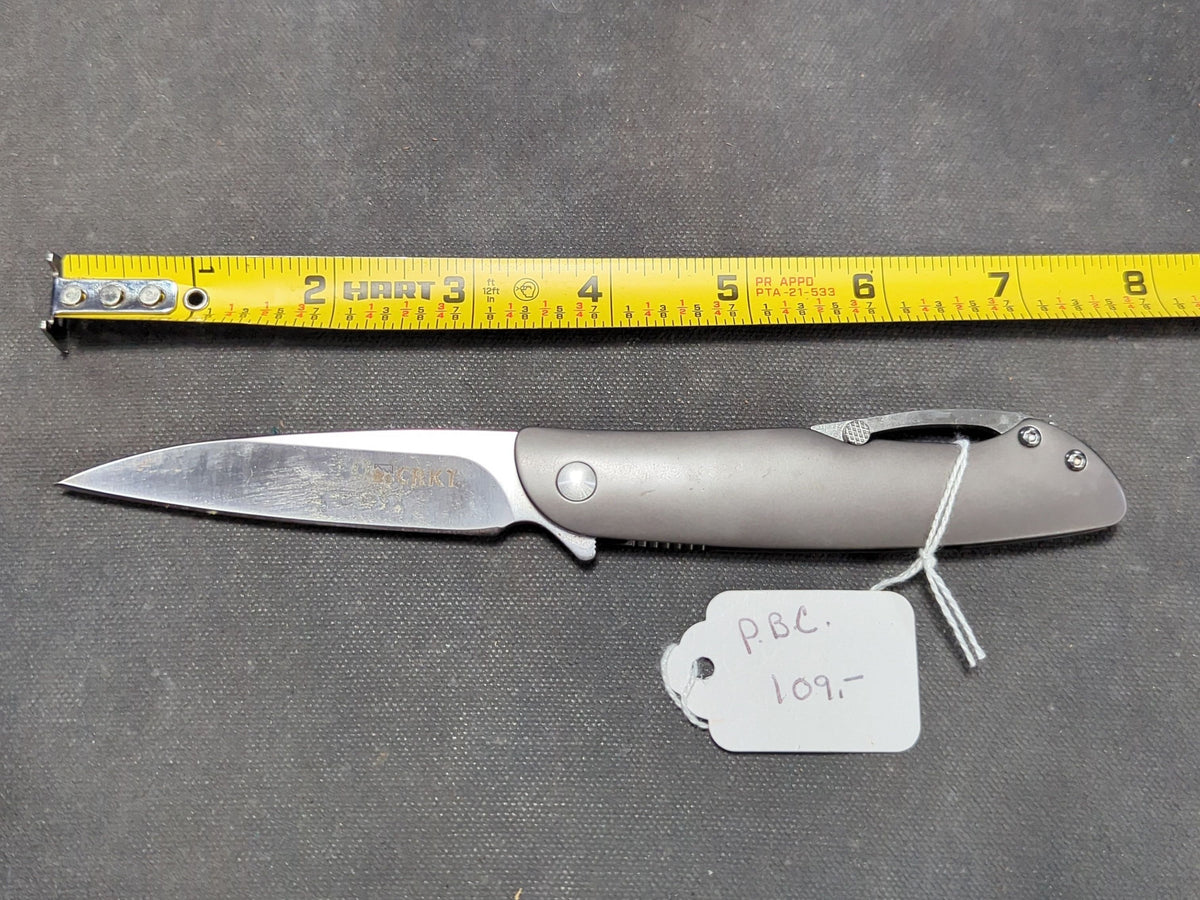 C.R.K.T. Ken Onion Design Swindle Folding Knife, First Production