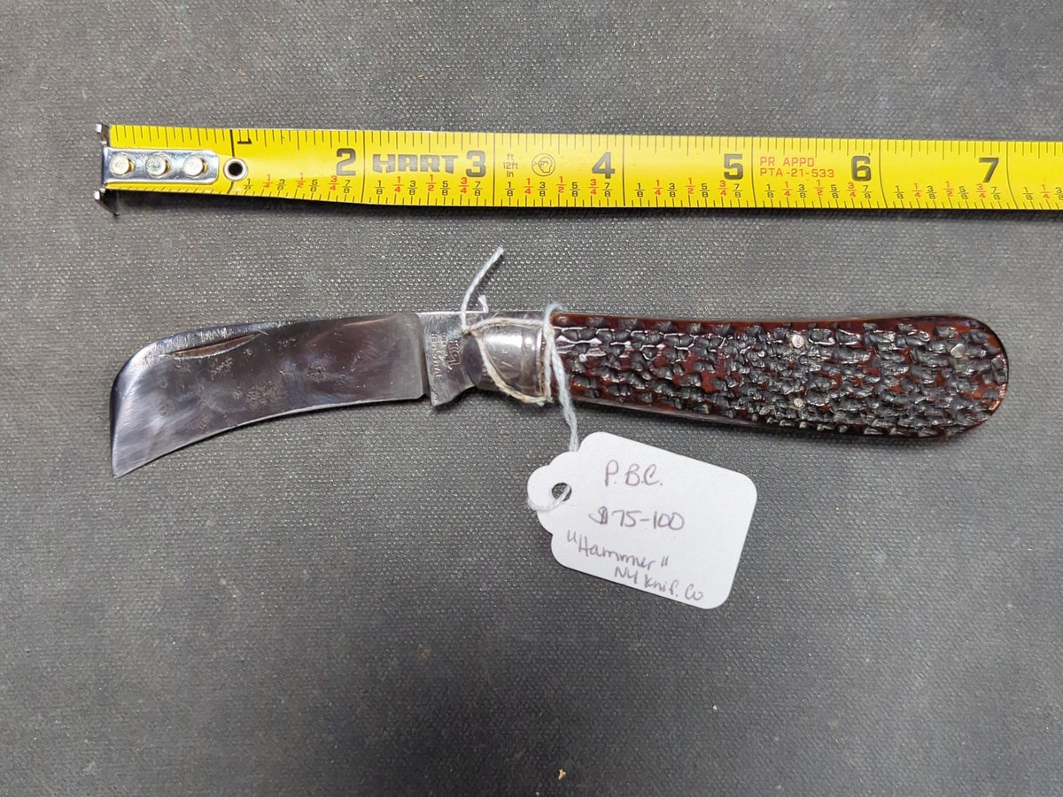 New York Knife Co. Hammer Brand Hawkbill Folding Knife
