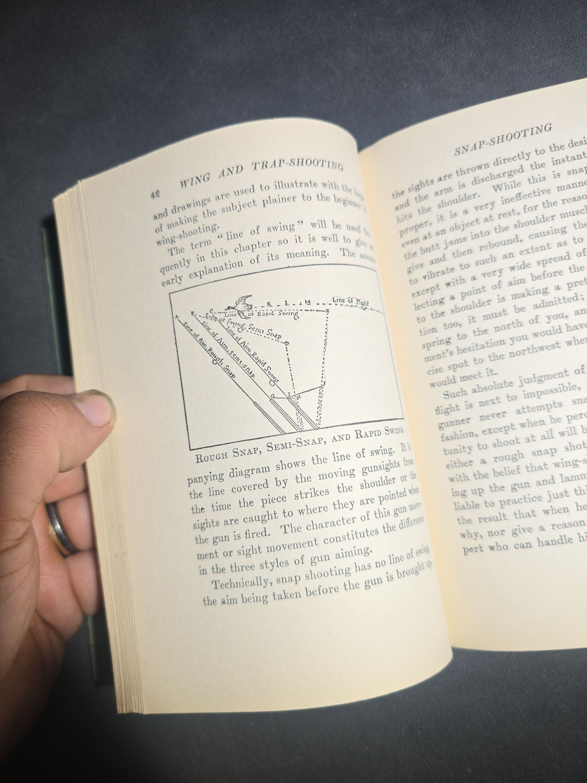 "Wing and Trap Shooting" Vintage Shotgun and Sporting Book by Capt. Charles Askins, Illustrated with Diagrams, Outing Handbooks Series, Published by The Macmillan Company, New York, 1939