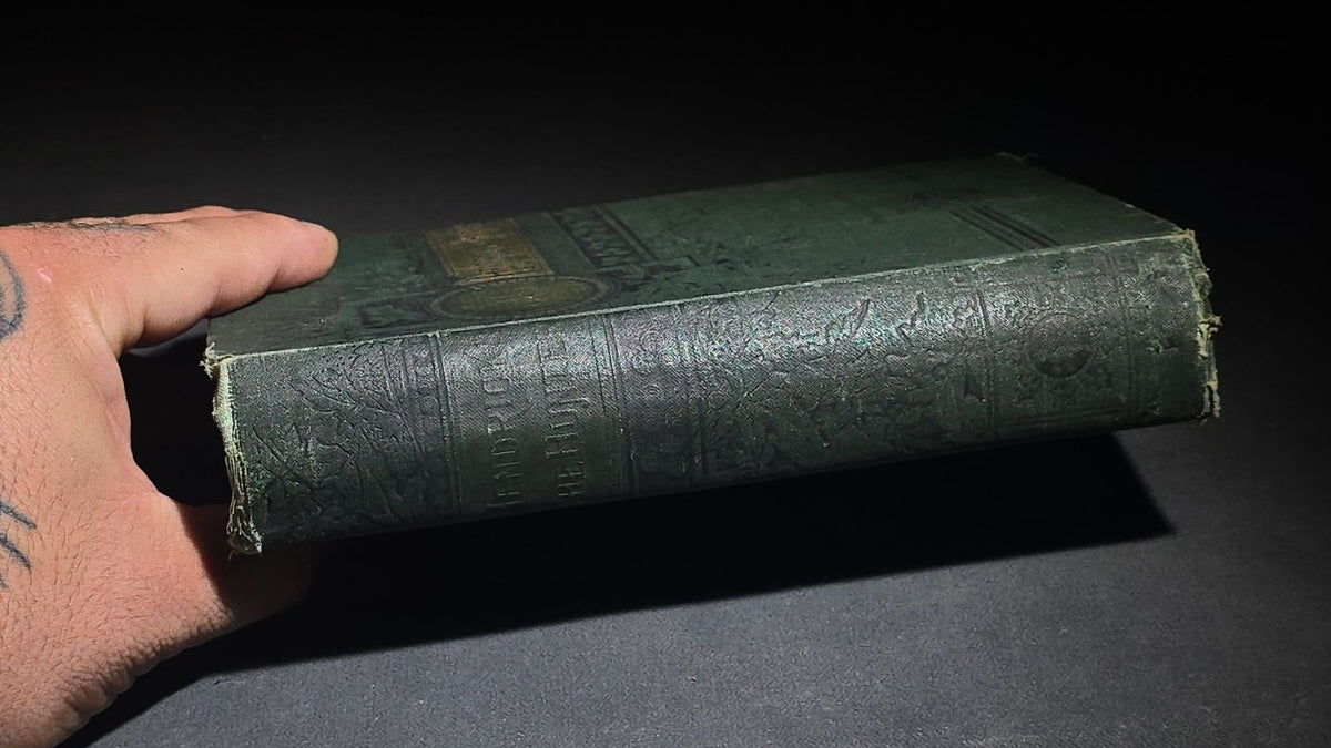 "Hendricks the Hunter; or, The Border Farm: A Tale of Zululand" Antique Illustrated Adventure Book by W. H. G. Kingston, Edgewood Edition, Published by Edgewood Publishing Company