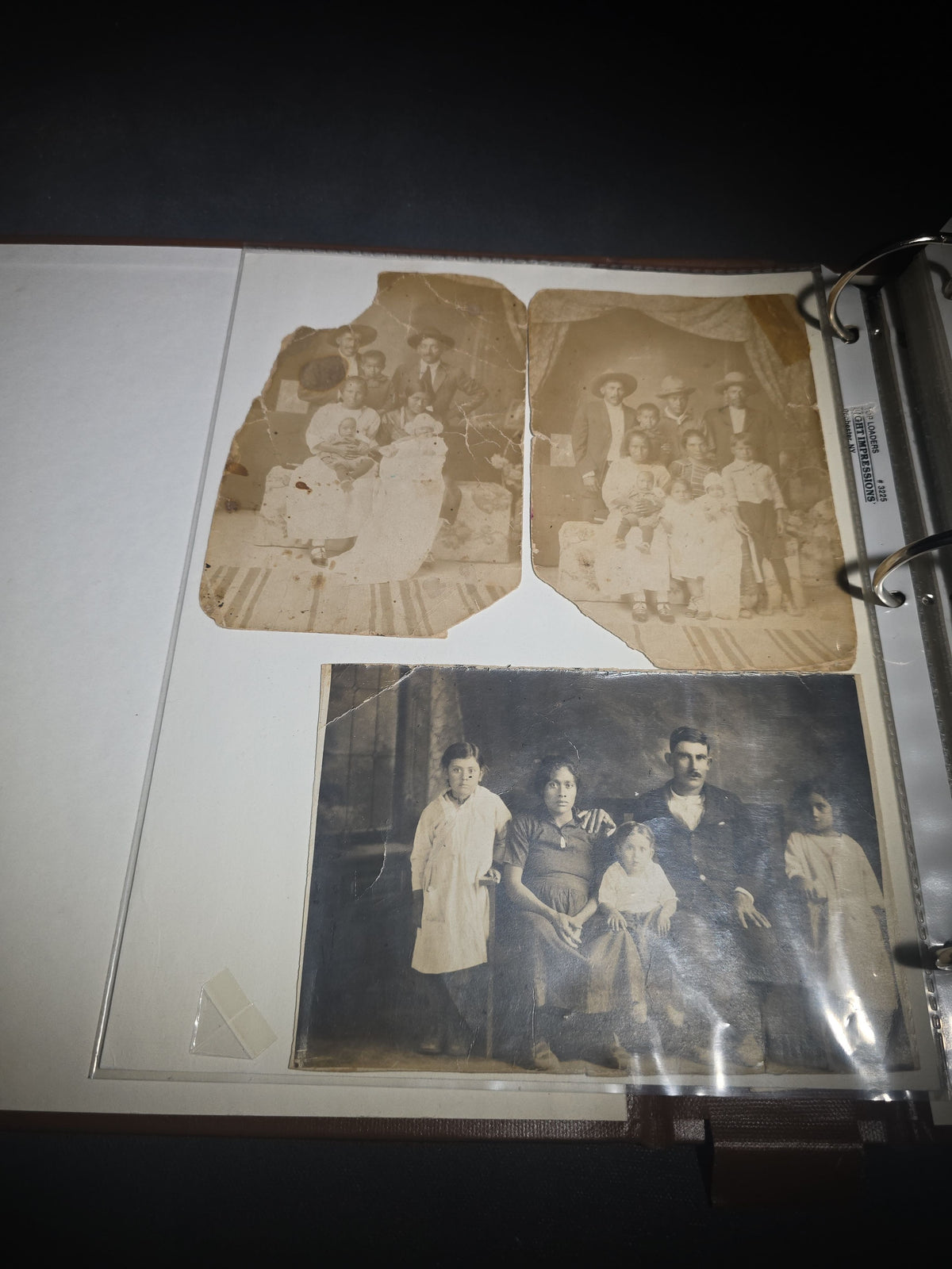 Vintage Mexican-American Family Photo Album and Scrapbook, Barron and Lira Families, Caldwell, Texas, Circa 1930s-1950s, Including Photographs, Marriage Certificate, Newspaper Clippings, and Ephemera