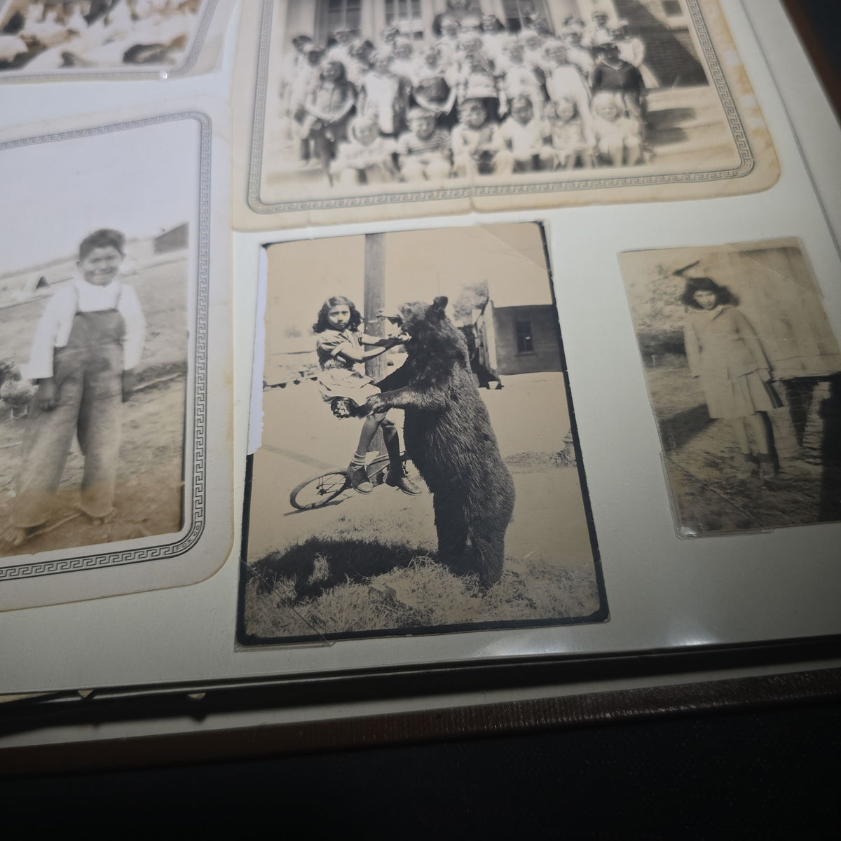 Vintage Mexican-American Family Photo Album and Scrapbook, Barron and Lira Families, Caldwell, Texas, Circa 1930s-1950s, Including Photographs, Marriage Certificate, Newspaper Clippings, and Ephemera