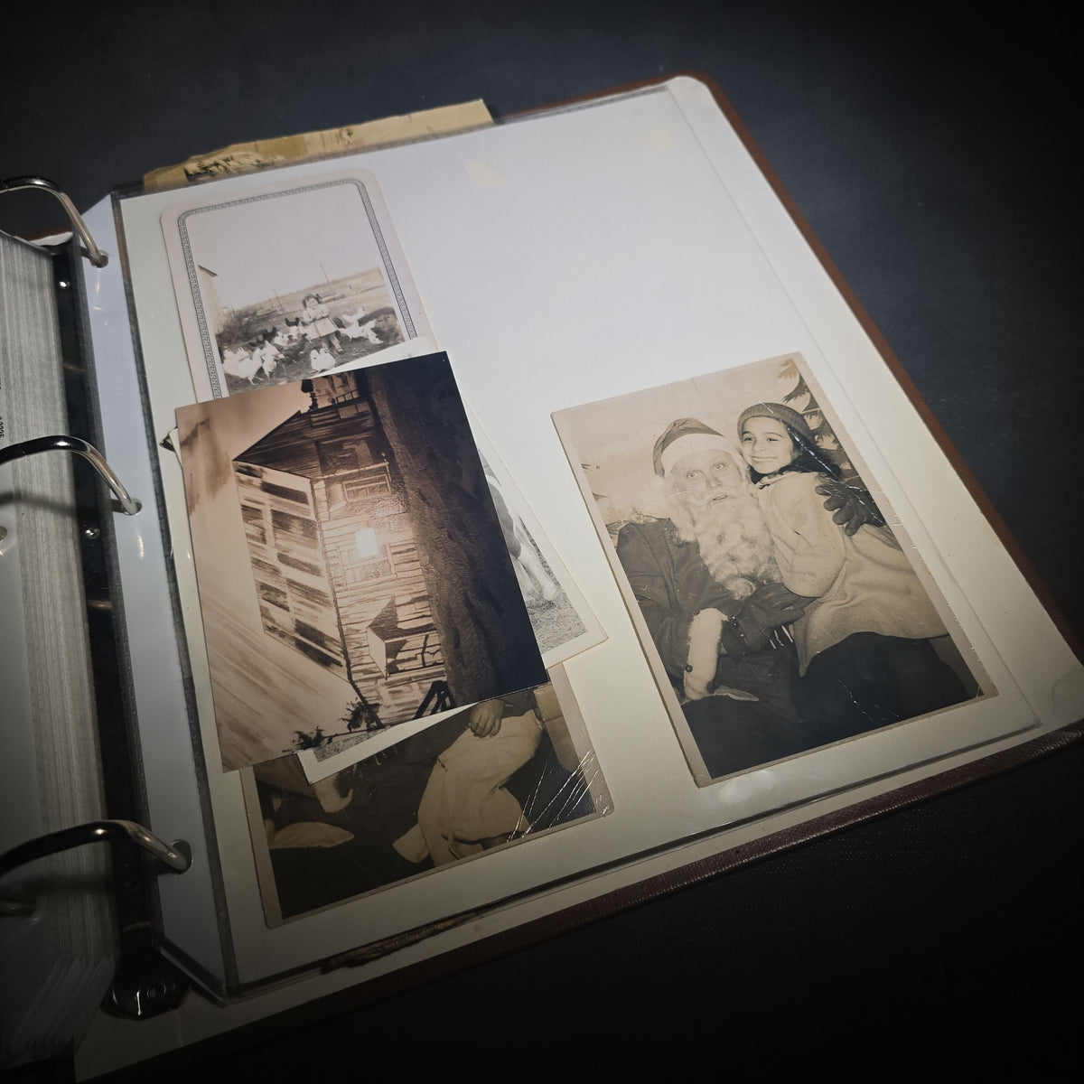 Vintage Mexican-American Family Photo Album and Scrapbook, Barron and Lira Families, Caldwell, Texas, Circa 1930s-1950s, Including Photographs, Marriage Certificate, Newspaper Clippings, and Ephemera