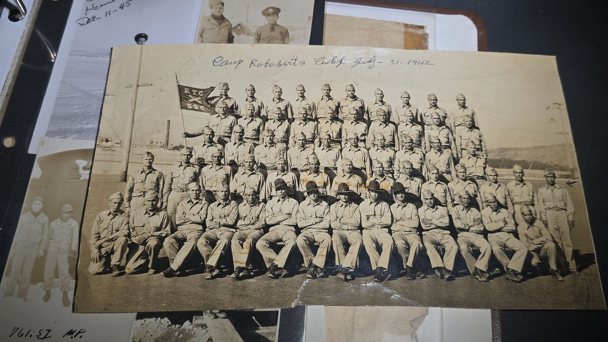 Vintage Mexican-American Family Photo Album and Scrapbook, Barron and Lira Families, Caldwell, Texas, Circa 1930s-1950s, Including Photographs, Marriage Certificate, Newspaper Clippings, and Ephemera