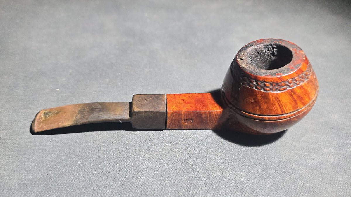 Trio of Vintage Briar Tobacco Smoking Pipes including Wyndham Imported Briar and La Strada
