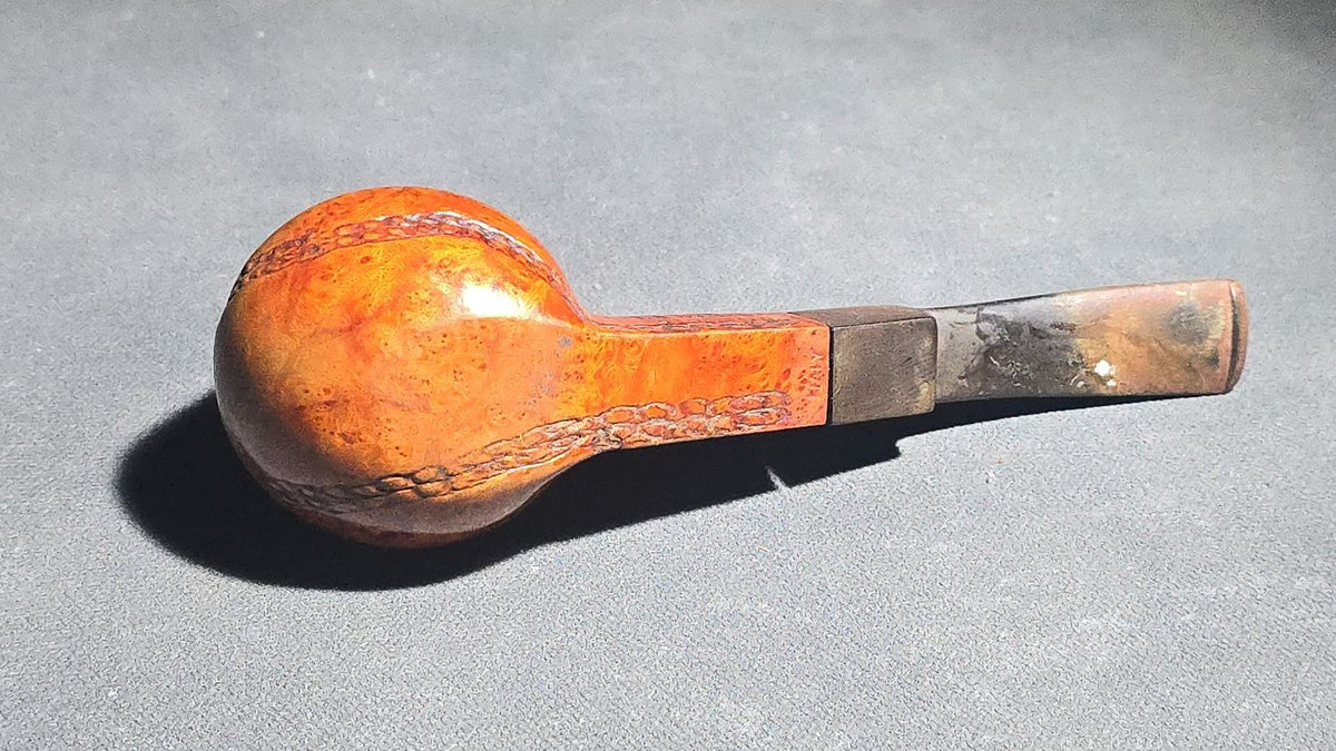 Trio of Vintage Briar Tobacco Smoking Pipes including Wyndham Imported Briar and La Strada
