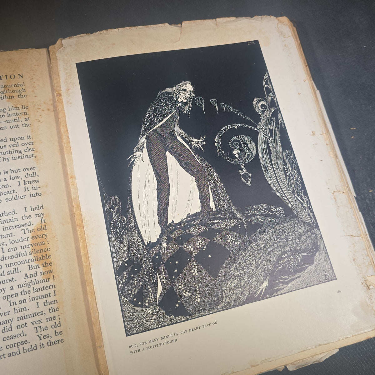"Tales of Mystery and Imagination" Antique Illustrated Book by Edgar Allan Poe, Illustrated by Harry Clarke, Published by Brentano's, New York