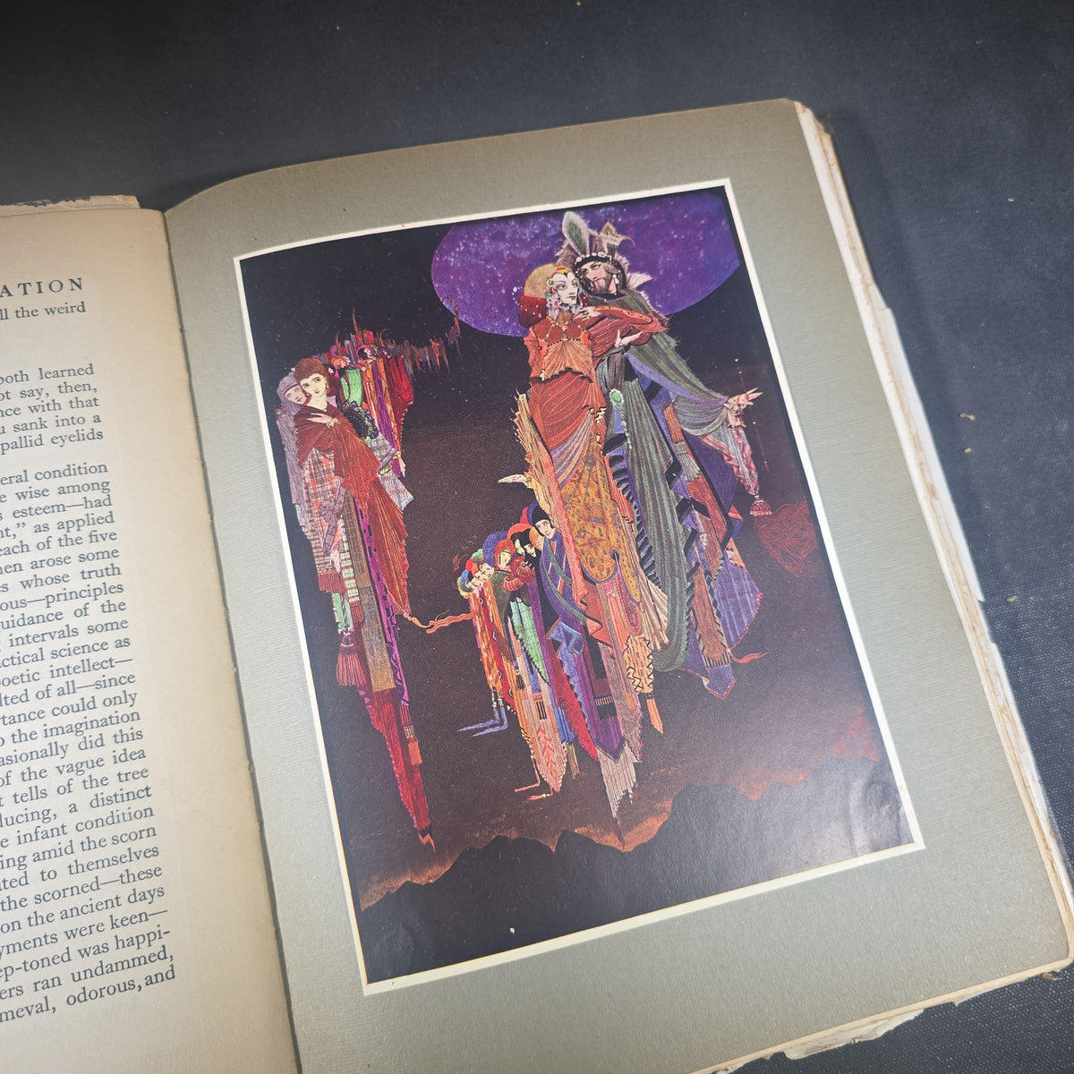 "Tales of Mystery and Imagination" Antique Illustrated Book by Edgar Allan Poe, Illustrated by Harry Clarke, Published by Brentano's, New York
