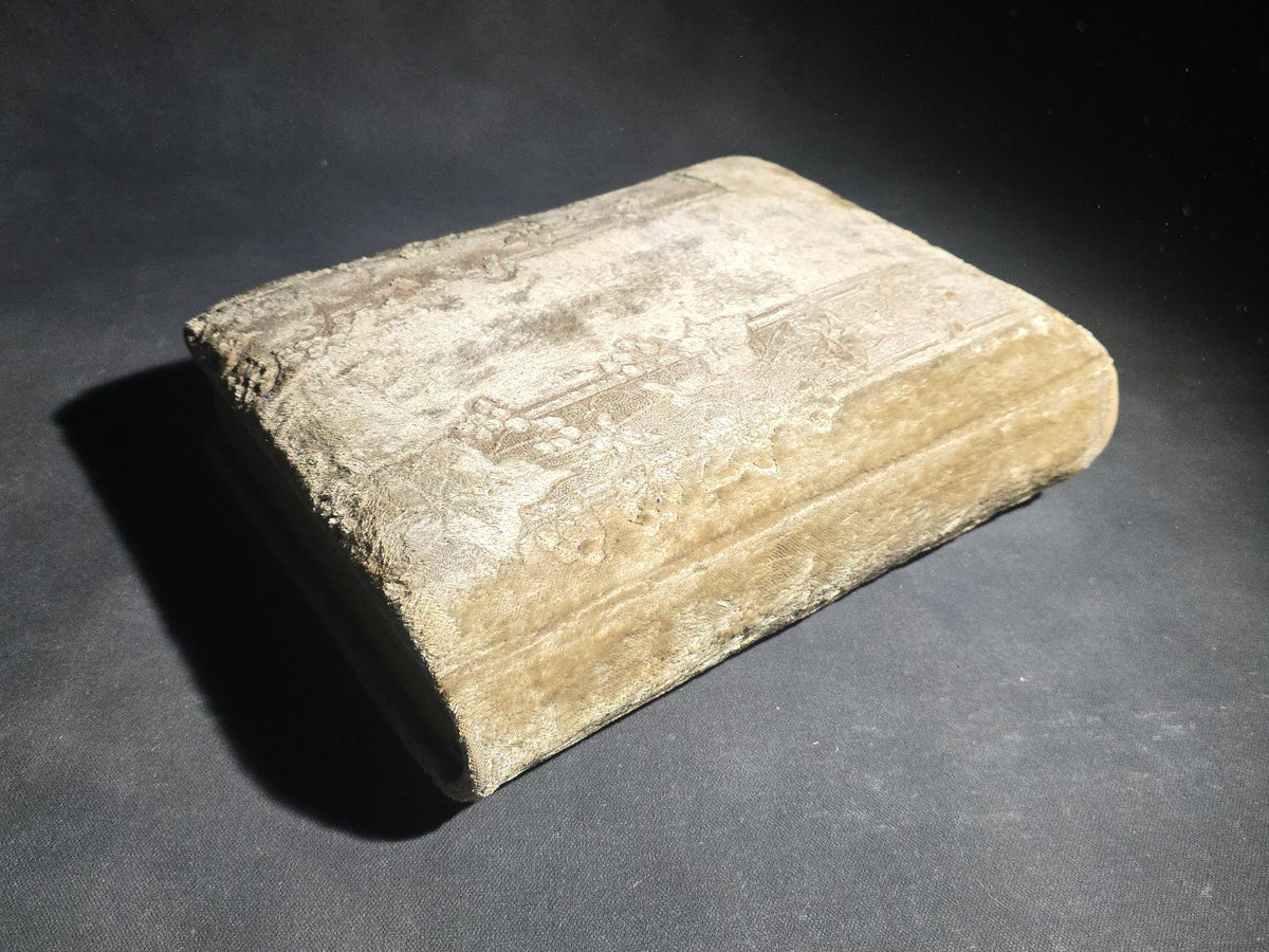 Antique Victorian Velvet Cover Photograph Album Containing Cabinet Card and C.D.V. Portraits, Mostly from Vermont, including Members of the Parker and Wight Families, Some Identified