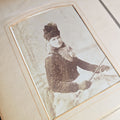 Lot 016 - Antique Victorian Cabinet Card Photograph Album with Multiple Portraits, Including Photographs by Jacoby of Minneapolis, Minnesota and Hastings of Newport, Rhode Island