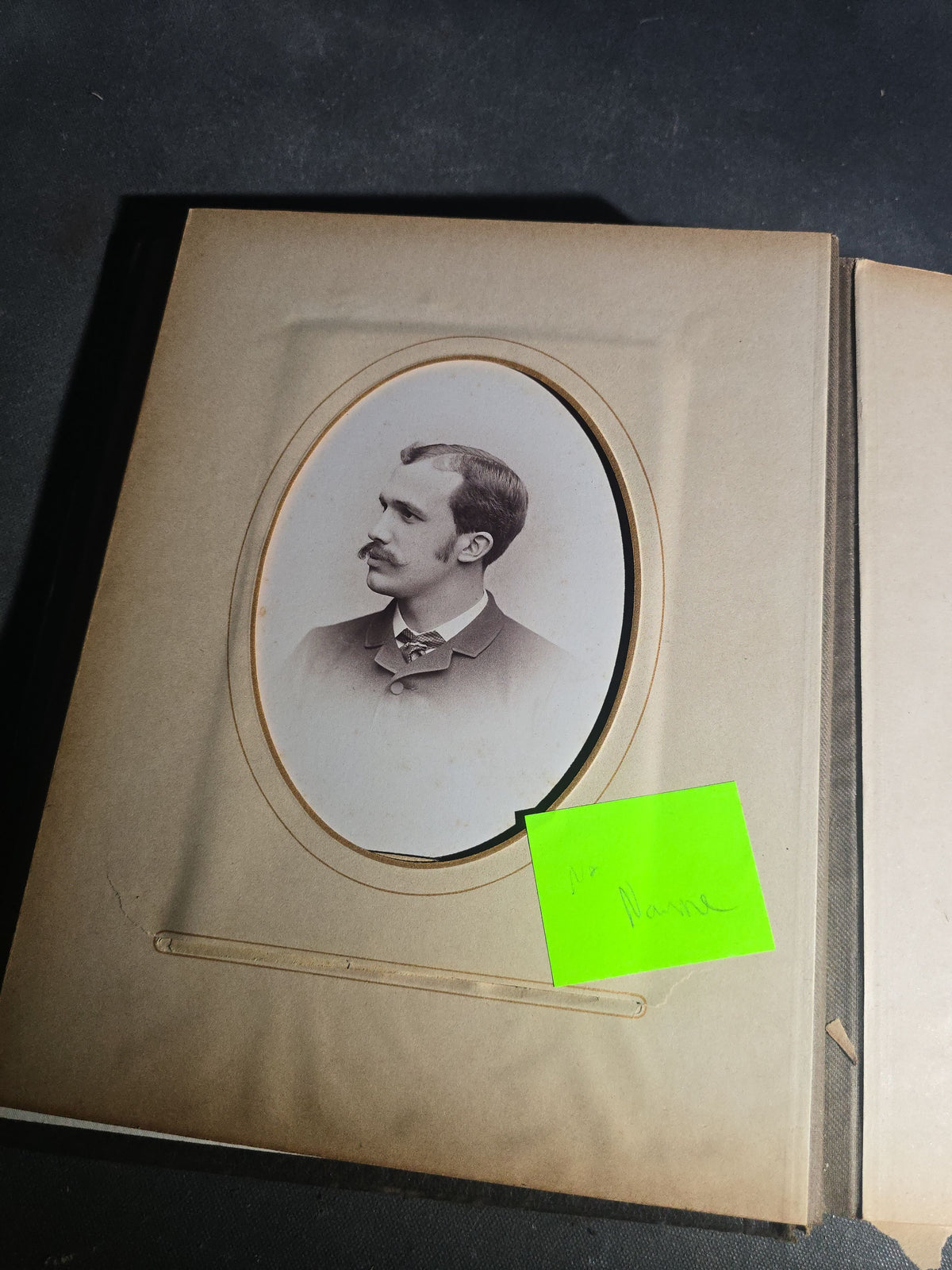 Antique Victorian Cabinet Card Photograph Album with Multiple Portraits, including Photographs by Jacoby of Minneapolis, Minnesota and Hastings of Newport, Rhode Island