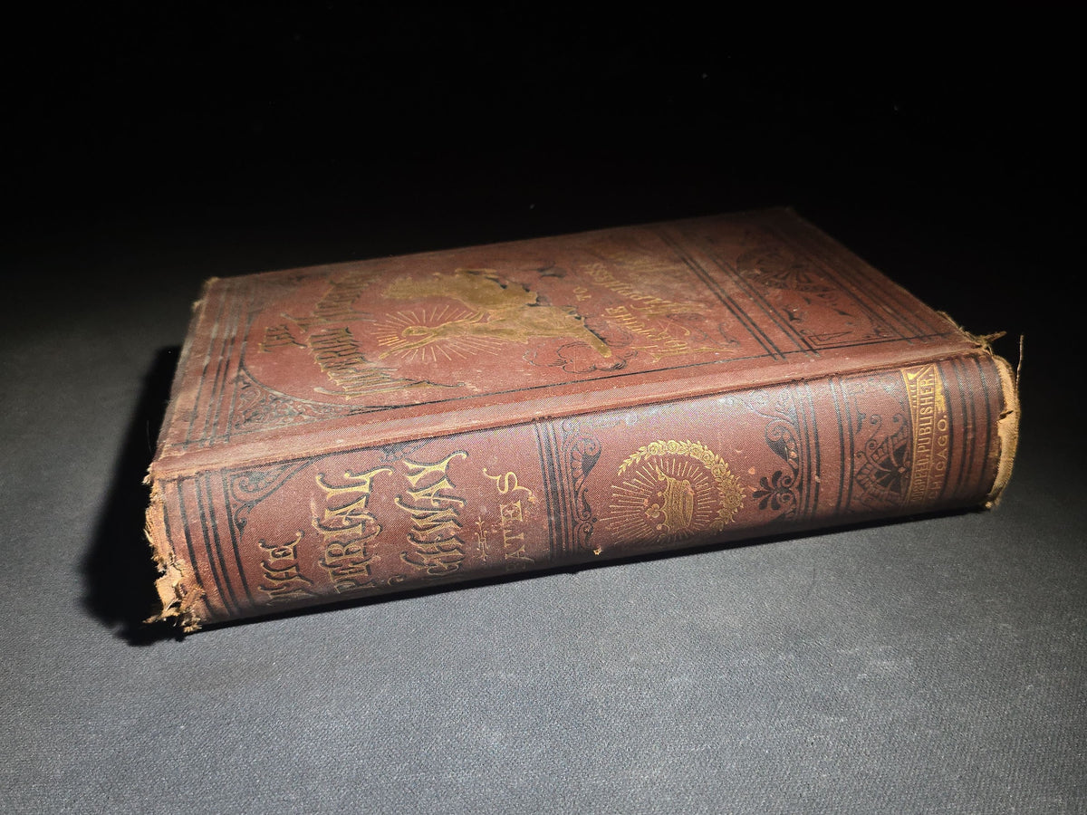 "The Imperial Highway to Fortune, Happiness and Heaven" Antique Illustrated Book by Jerome Paine Bates, Published by J. W. Goodspeed, Chicago, Illinois, 1878
