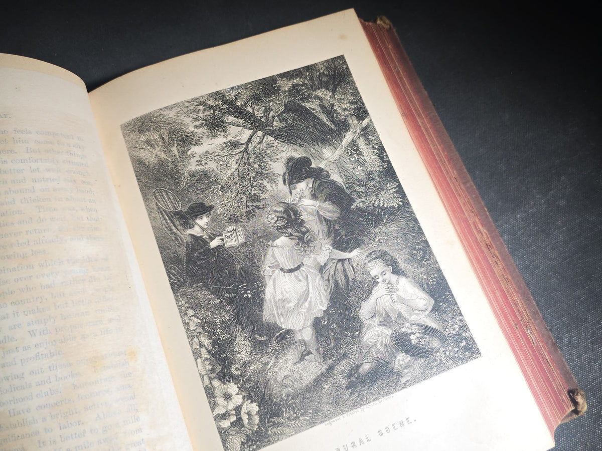 "The Imperial Highway to Fortune, Happiness and Heaven" Antique Illustrated Book by Jerome Paine Bates, Published by J. W. Goodspeed, Chicago, Illinois, 1878