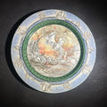 Lot 121 - Antique Royal Doulton "The Spanish Armada" Transferware Plate with Naval Battle Scene and Sailing Ship Border, England, 10-3/8" W