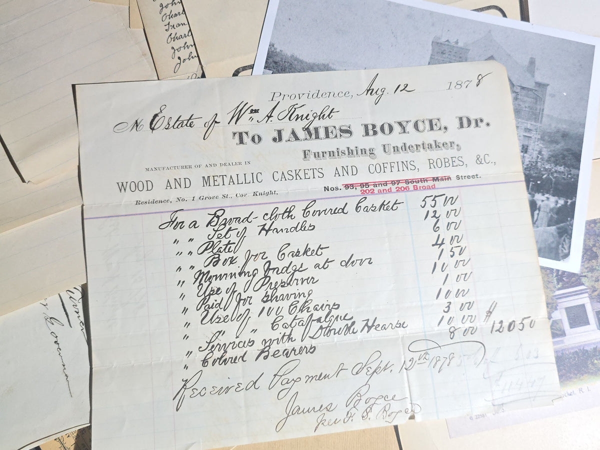 Antique and Vintage Rhode Island Grand Army of the Republic G.A.R. Ephemera Archive including Prescott Post No. 1, Arnold Post No. 4, Slocum Post No. 10, and George H. Browne Post No. 25, Providence and Pawtucket