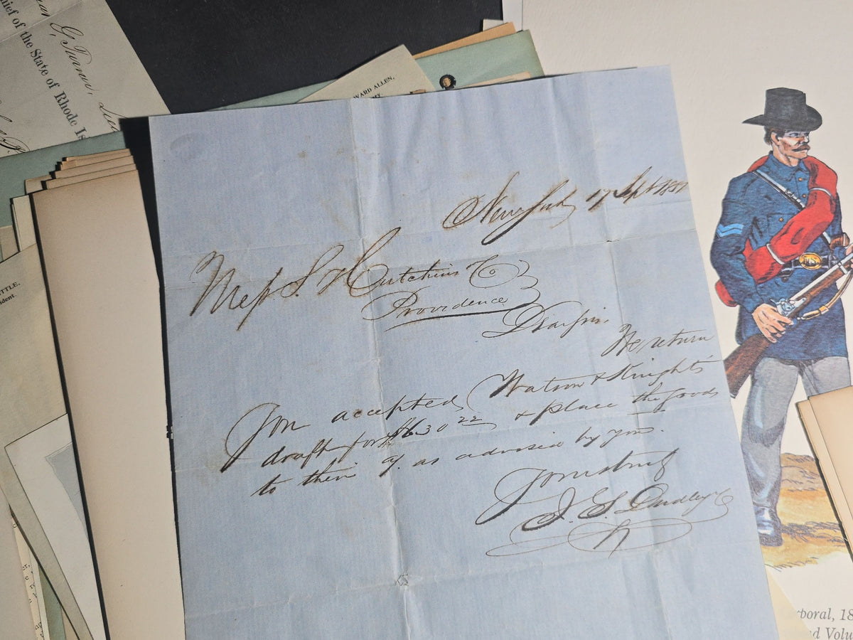 Antique and Vintage Rhode Island Grand Army of the Republic G.A.R. Ephemera Archive including Prescott Post No. 1, Arnold Post No. 4, Slocum Post No. 10, and George H. Browne Post No. 25, Providence and Pawtucket